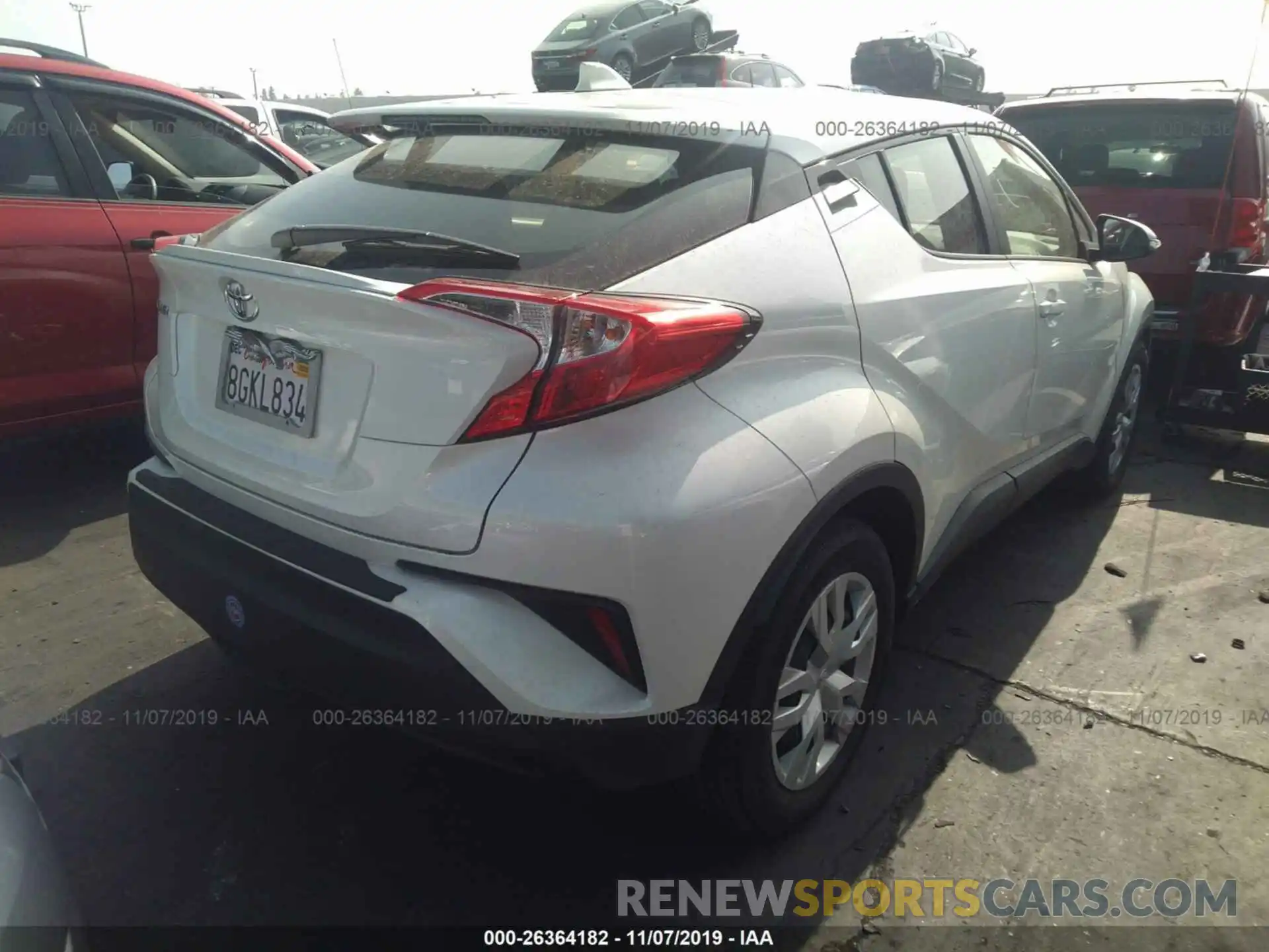 4 Photograph of a damaged car JTNKHMBXXK1026956 TOYOTA C-HR 2019