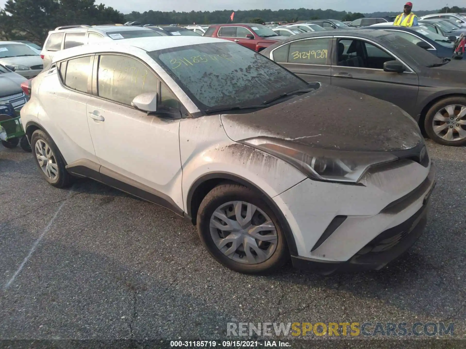 1 Photograph of a damaged car JTNKHMBXXK1027055 TOYOTA C-HR 2019