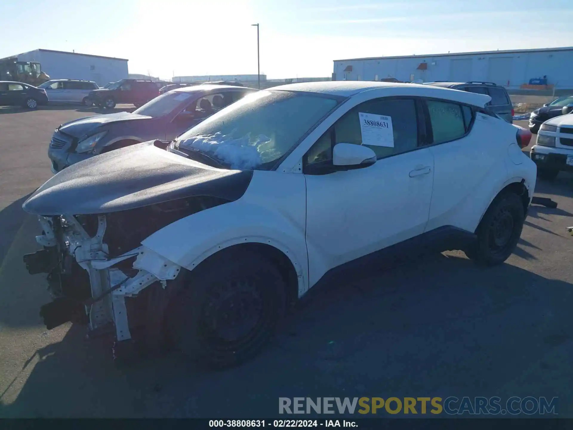 2 Photograph of a damaged car JTNKHMBXXK1027590 TOYOTA C-HR 2019