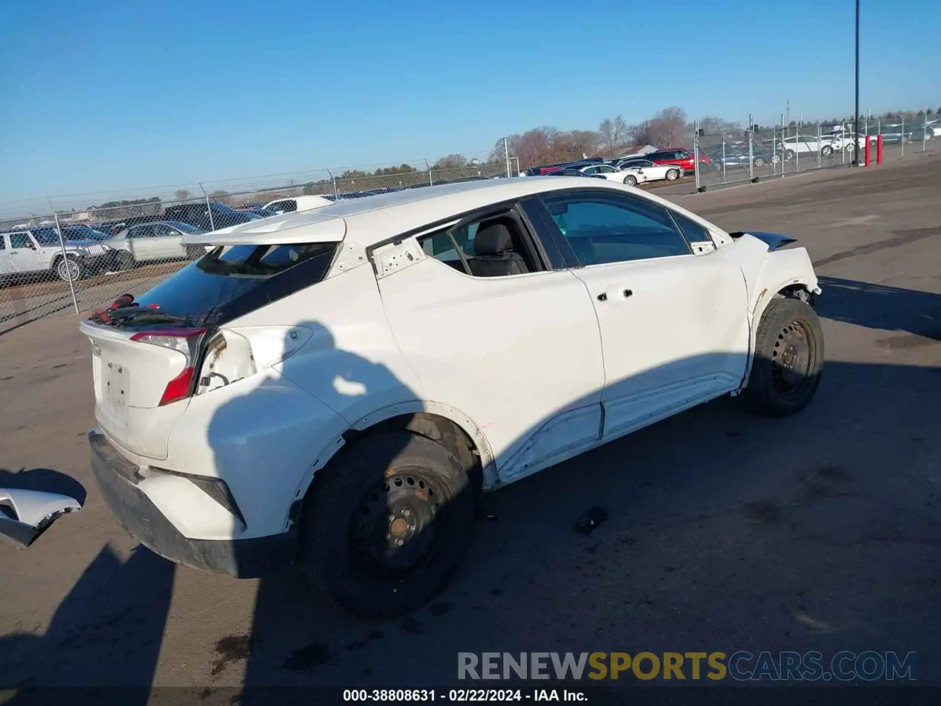 4 Photograph of a damaged car JTNKHMBXXK1027590 TOYOTA C-HR 2019