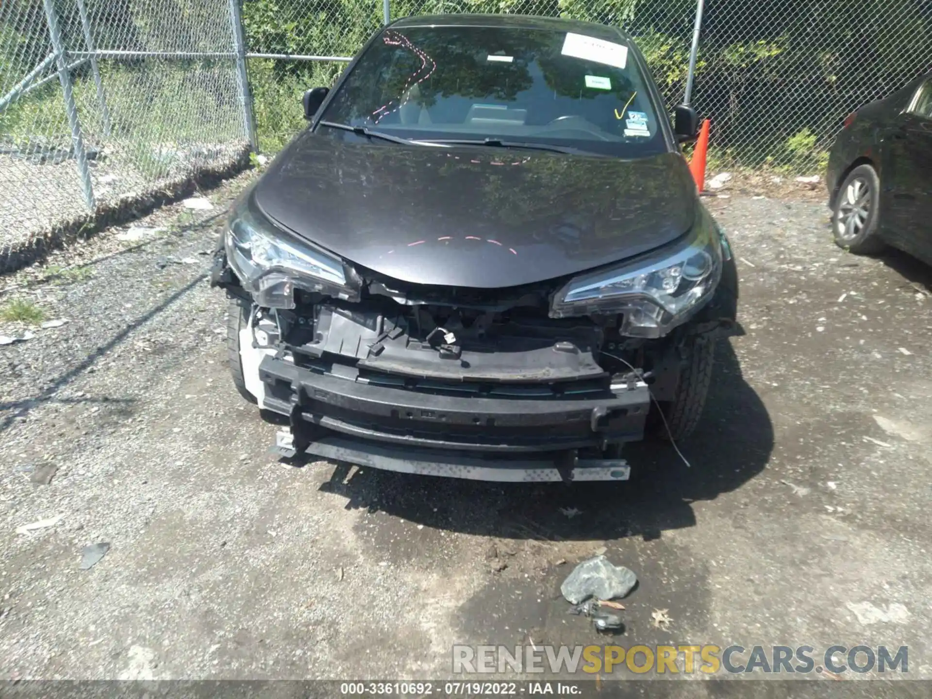 6 Photograph of a damaged car JTNKHMBXXK1028660 TOYOTA C-HR 2019