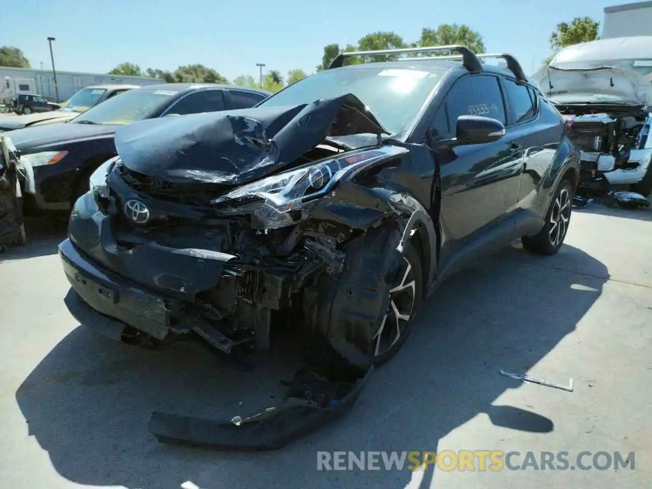 2 Photograph of a damaged car JTNKHMBXXK1028996 TOYOTA C-HR 2019