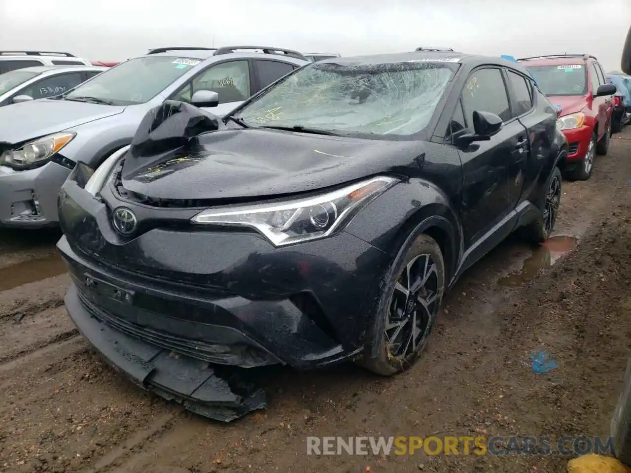 2 Фотография поврежденного автомобиля JTNKHMBXXK1029646 TOYOTA C-HR 2019