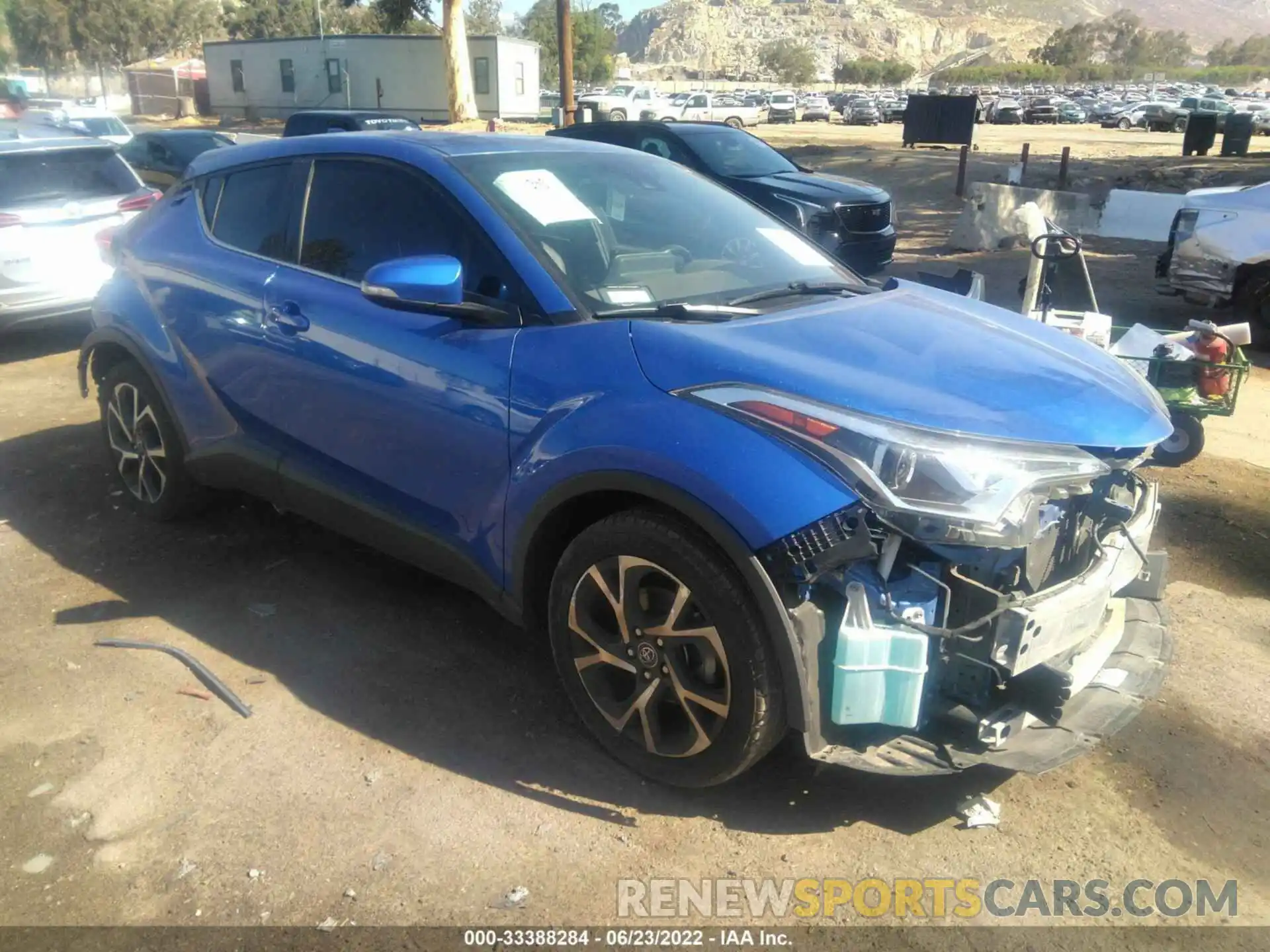 1 Photograph of a damaged car JTNKHMBXXK1030036 TOYOTA C-HR 2019