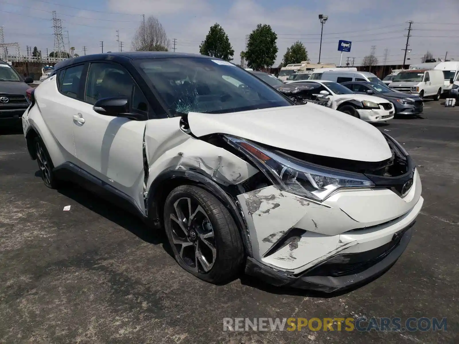 1 Photograph of a damaged car JTNKHMBXXK1030330 TOYOTA C-HR 2019