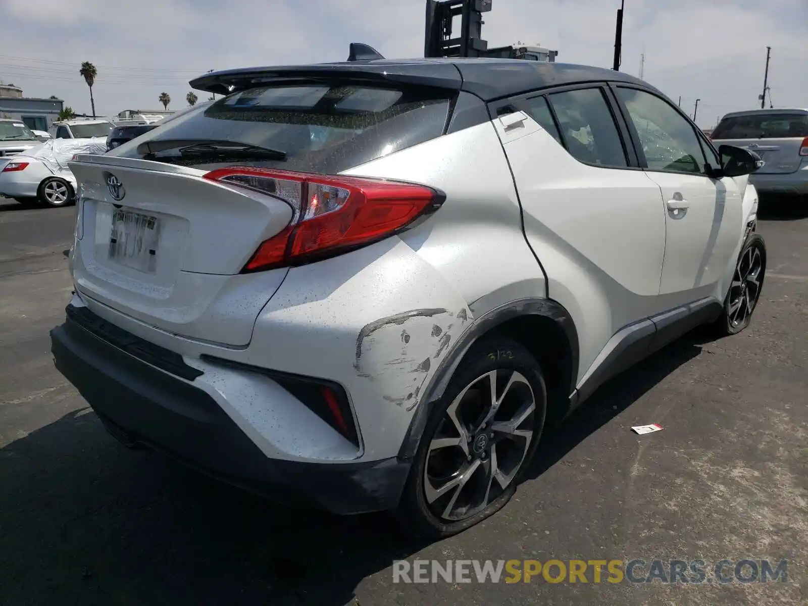 4 Photograph of a damaged car JTNKHMBXXK1030330 TOYOTA C-HR 2019