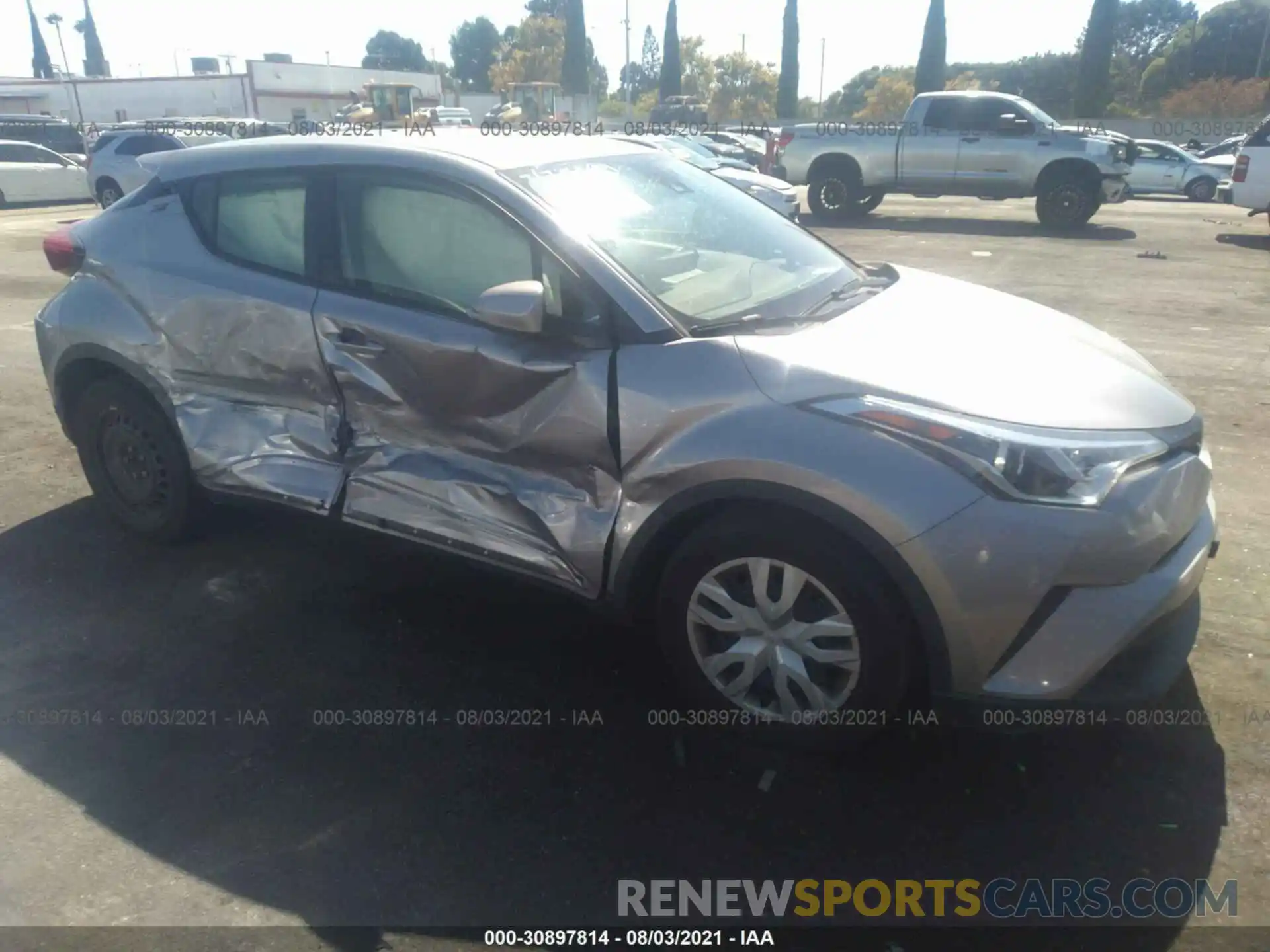 1 Photograph of a damaged car JTNKHMBXXK1030408 TOYOTA C-HR 2019