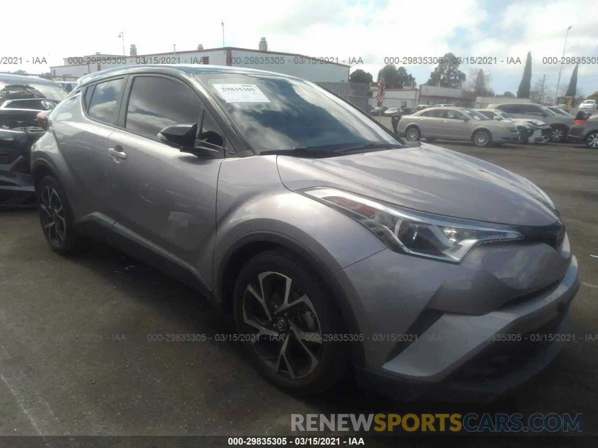 1 Фотография поврежденного автомобиля JTNKHMBXXK1030571 TOYOTA C-HR 2019