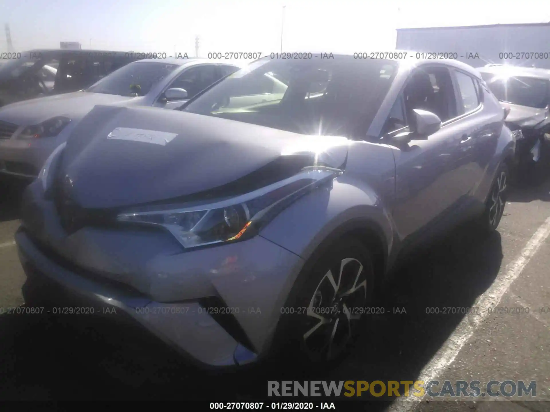 2 Photograph of a damaged car JTNKHMBXXK1031638 TOYOTA C-HR 2019