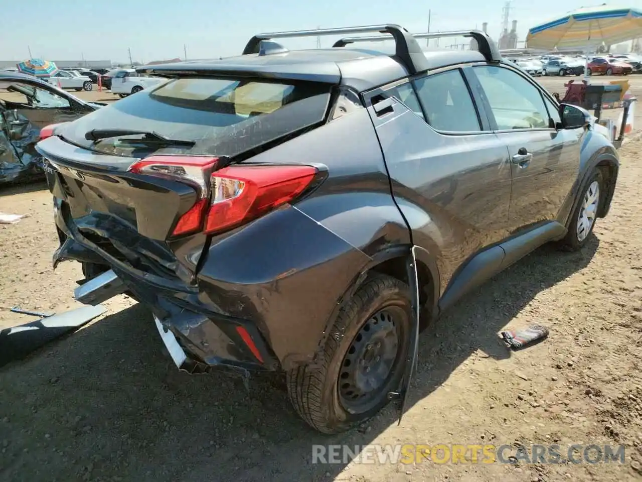 4 Фотография поврежденного автомобиля JTNKHMBXXK1032014 TOYOTA C-HR 2019