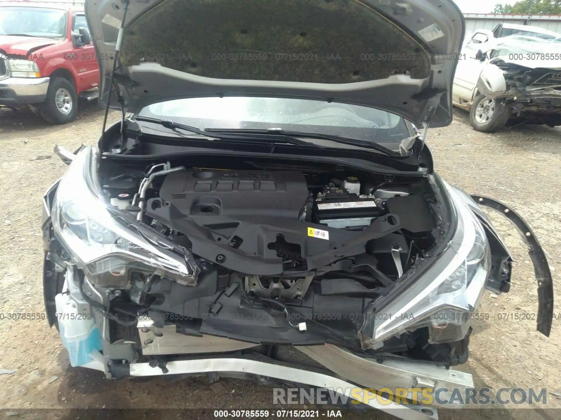 10 Photograph of a damaged car JTNKHMBXXK1032398 TOYOTA C-HR 2019