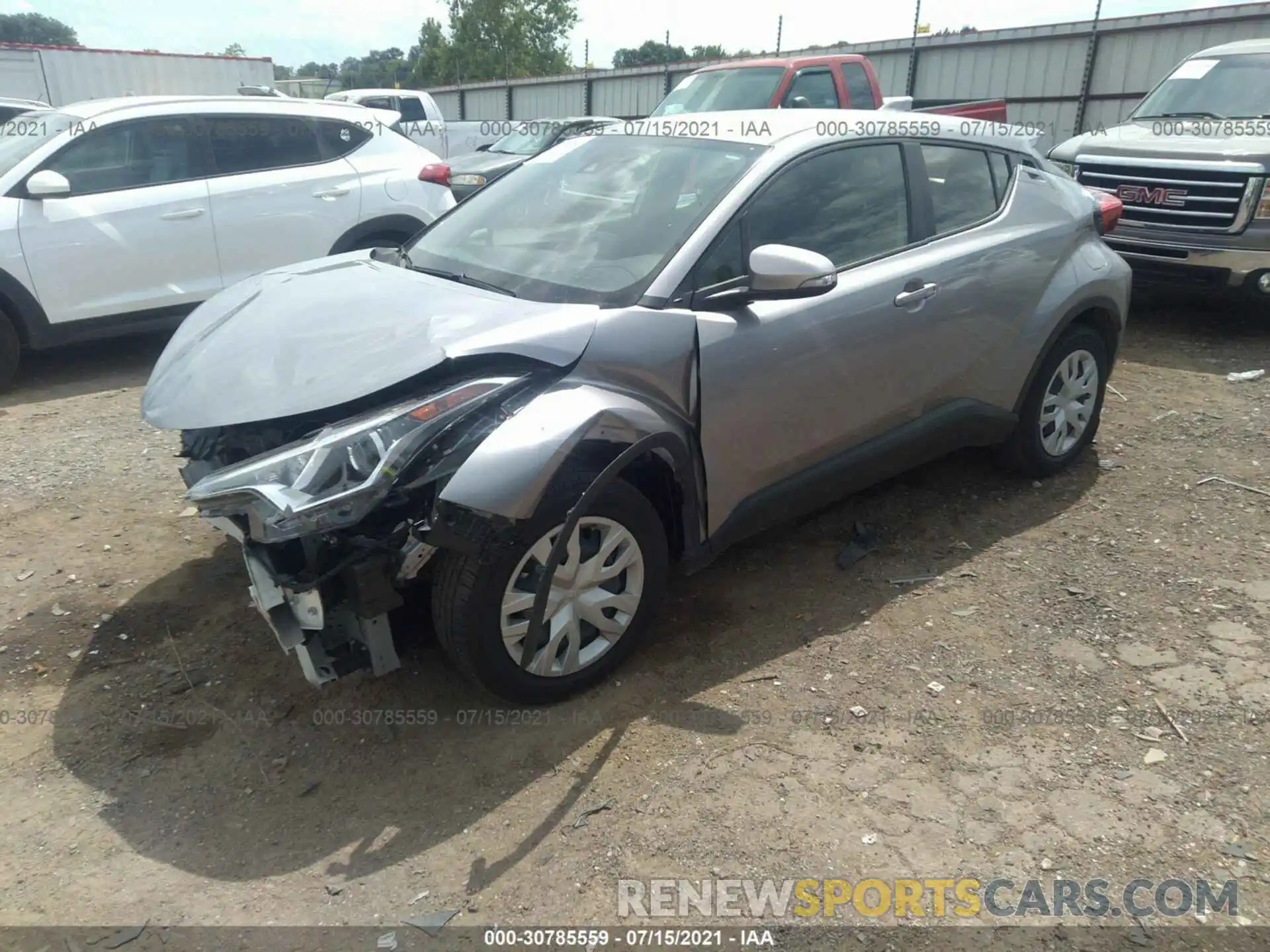 2 Photograph of a damaged car JTNKHMBXXK1032398 TOYOTA C-HR 2019