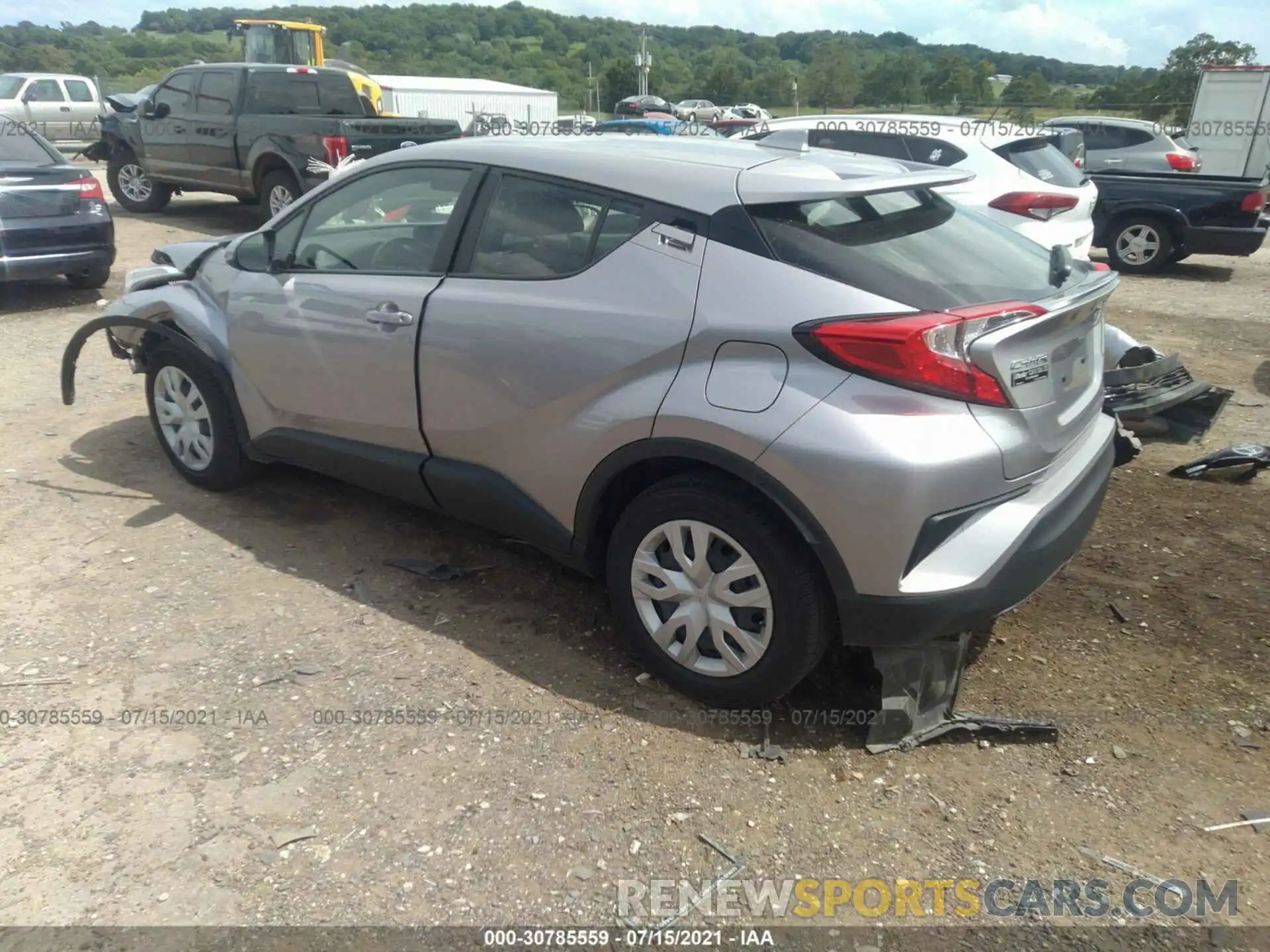 3 Photograph of a damaged car JTNKHMBXXK1032398 TOYOTA C-HR 2019