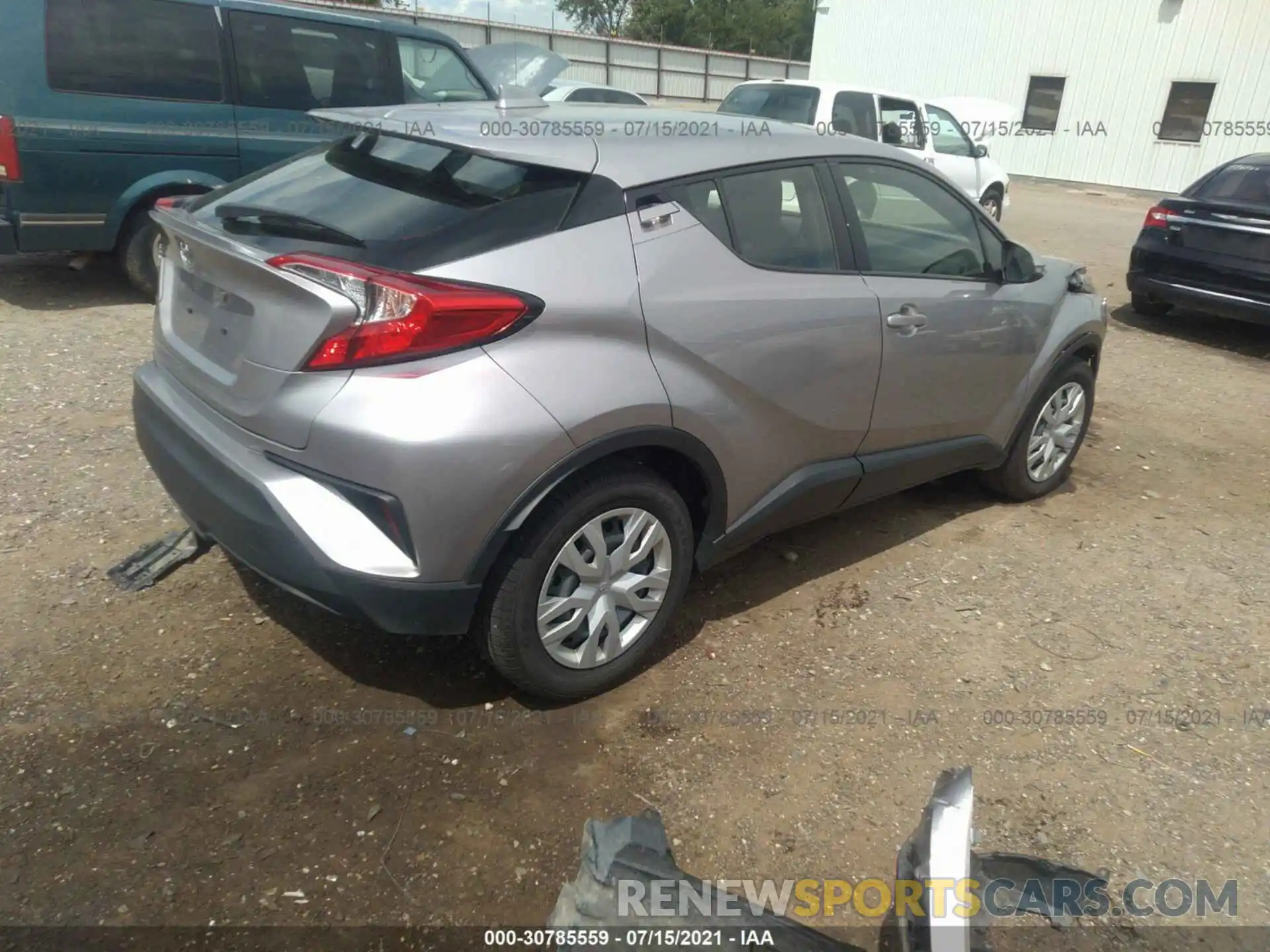 4 Photograph of a damaged car JTNKHMBXXK1032398 TOYOTA C-HR 2019