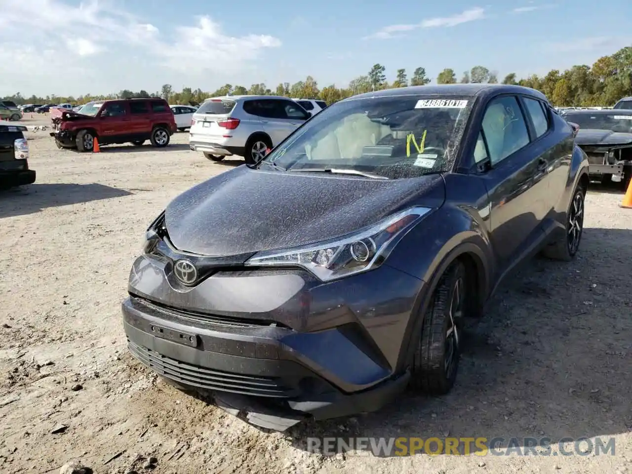 2 Photograph of a damaged car JTNKHMBXXK1032997 TOYOTA C-HR 2019