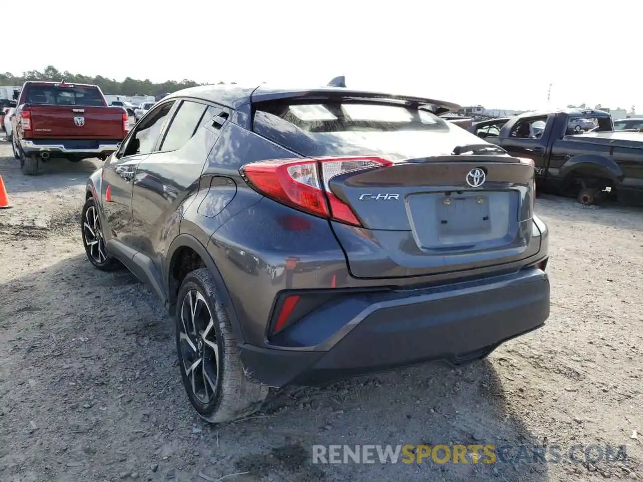 3 Photograph of a damaged car JTNKHMBXXK1032997 TOYOTA C-HR 2019