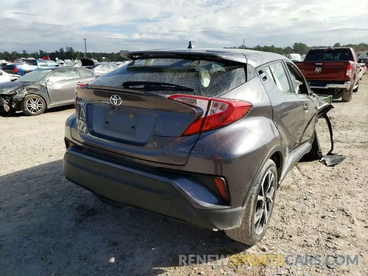 4 Photograph of a damaged car JTNKHMBXXK1032997 TOYOTA C-HR 2019