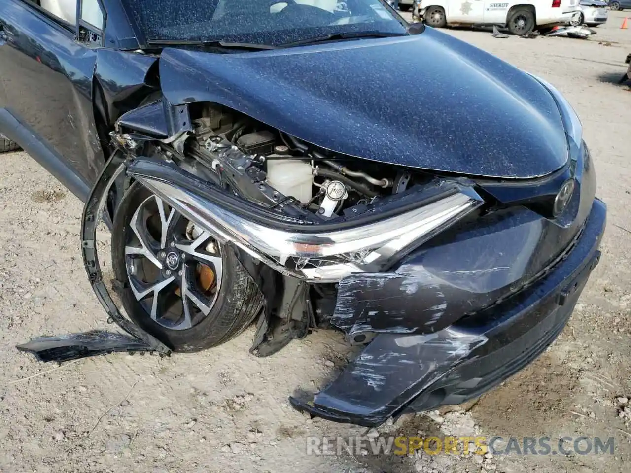 9 Photograph of a damaged car JTNKHMBXXK1032997 TOYOTA C-HR 2019