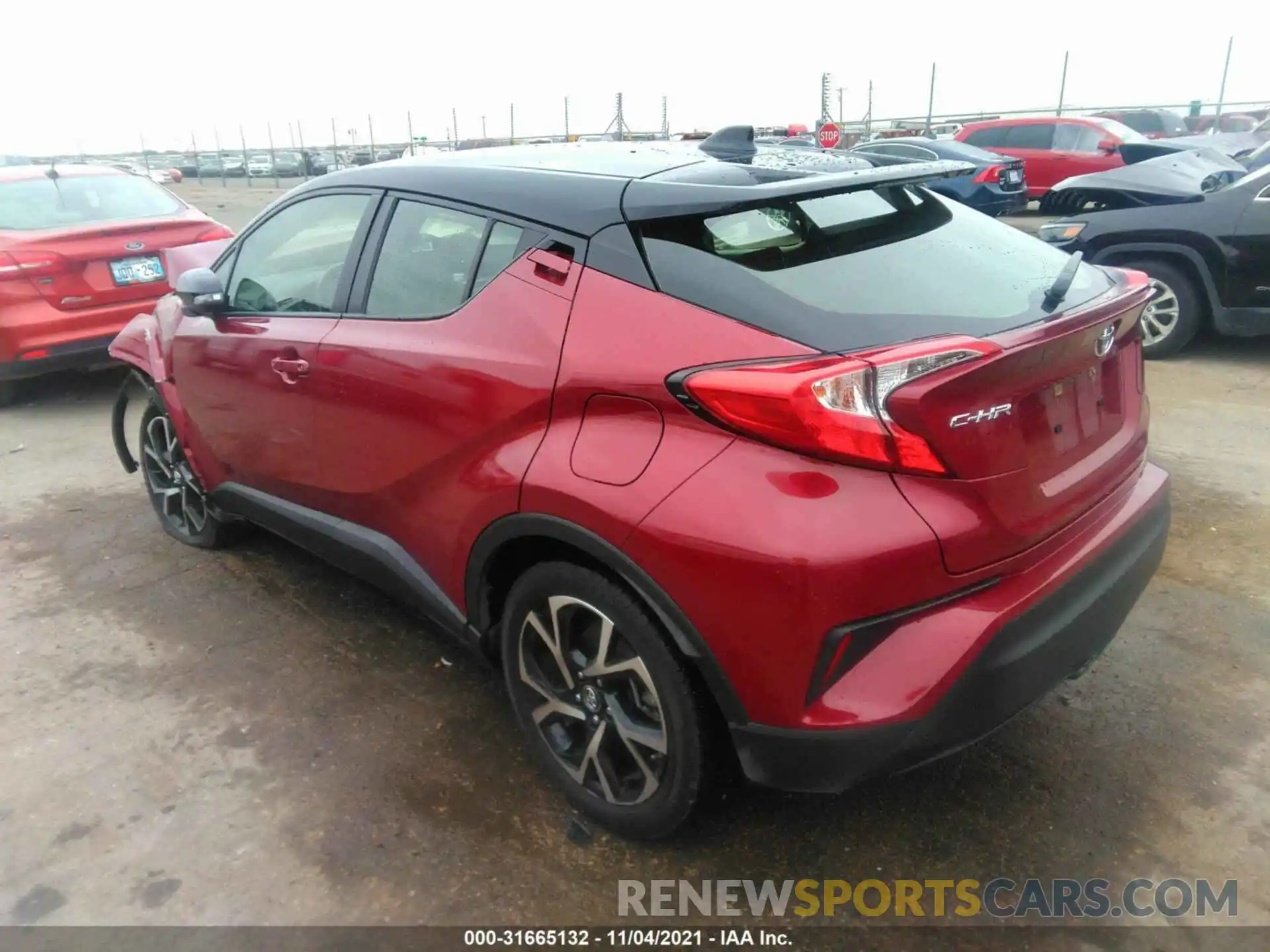 3 Photograph of a damaged car JTNKHMBXXK1034216 TOYOTA C-HR 2019