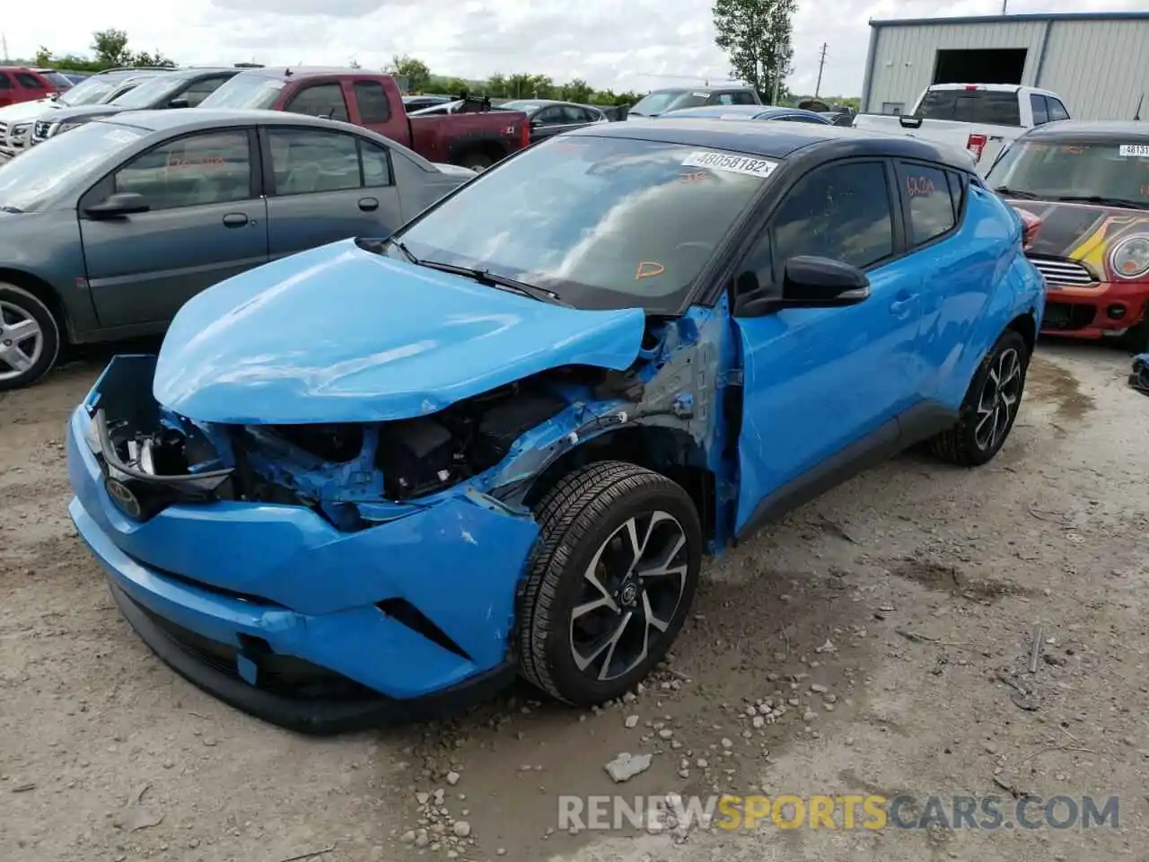 2 Photograph of a damaged car JTNKHMBXXK1034765 TOYOTA C-HR 2019