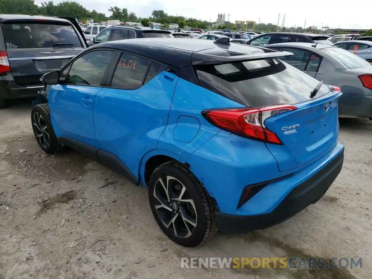 3 Photograph of a damaged car JTNKHMBXXK1034765 TOYOTA C-HR 2019