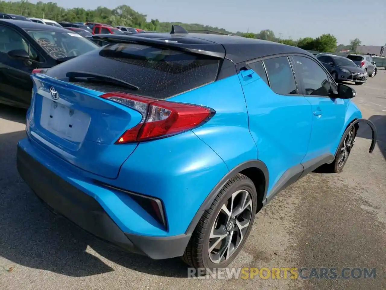 4 Photograph of a damaged car JTNKHMBXXK1034765 TOYOTA C-HR 2019