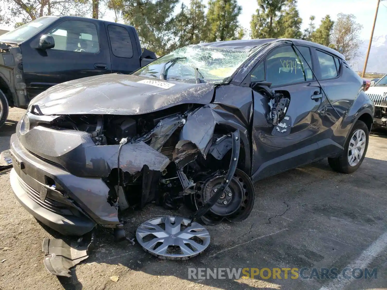 2 Photograph of a damaged car JTNKHMBXXK1035138 TOYOTA C-HR 2019