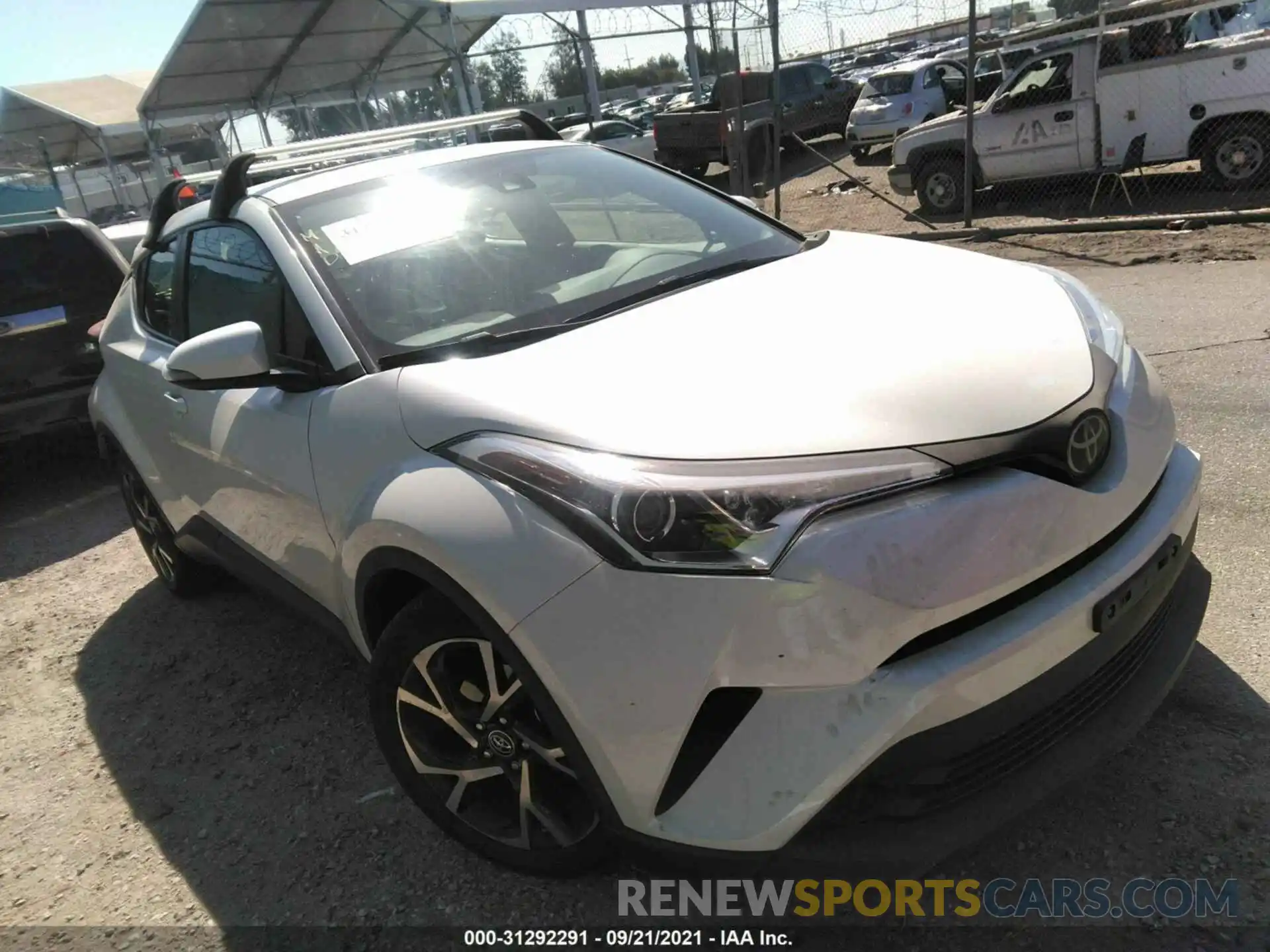 1 Photograph of a damaged car JTNKHMBXXK1035933 TOYOTA C-HR 2019