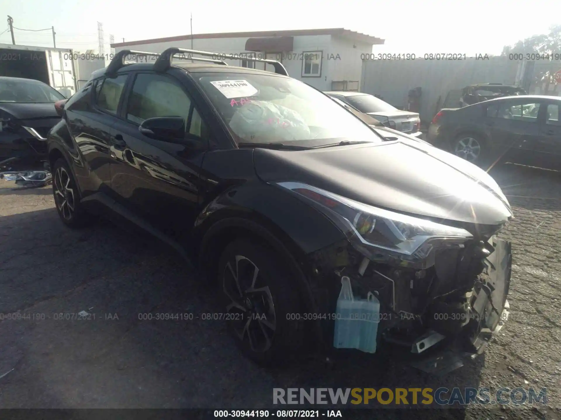 1 Photograph of a damaged car JTNKHMBXXK1035964 TOYOTA C-HR 2019