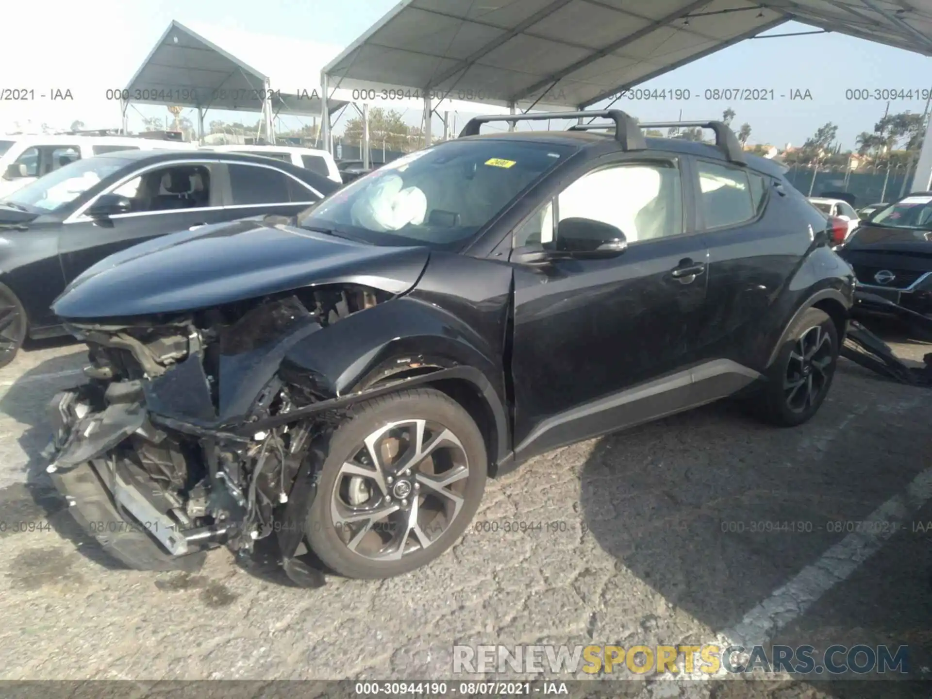 2 Фотография поврежденного автомобиля JTNKHMBXXK1035964 TOYOTA C-HR 2019