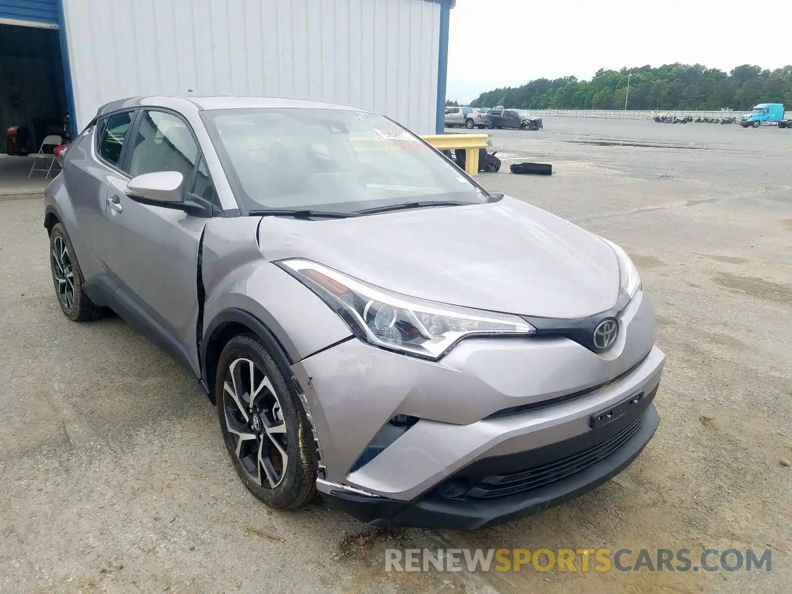 1 Photograph of a damaged car JTNKHMBXXK1036242 TOYOTA C-HR 2019