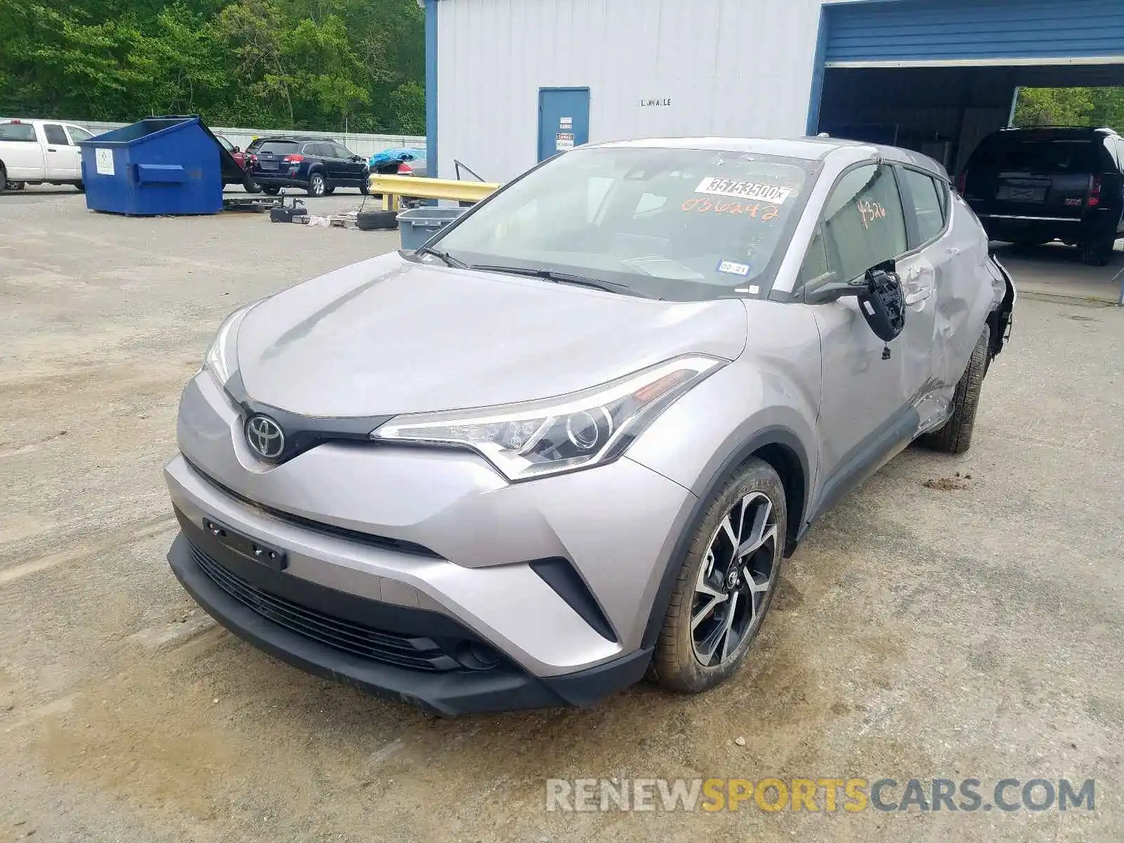 2 Photograph of a damaged car JTNKHMBXXK1036242 TOYOTA C-HR 2019