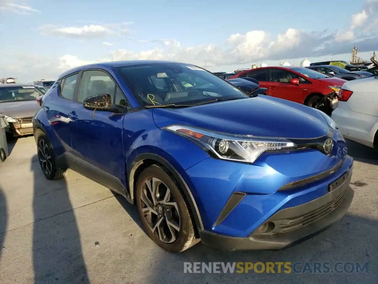 1 Photograph of a damaged car JTNKHMBXXK1036631 TOYOTA C-HR 2019