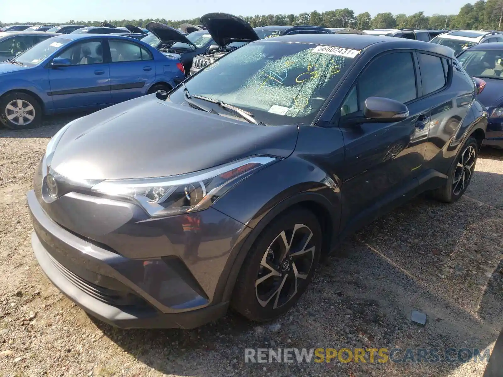 2 Photograph of a damaged car JTNKHMBXXK1038184 TOYOTA C-HR 2019