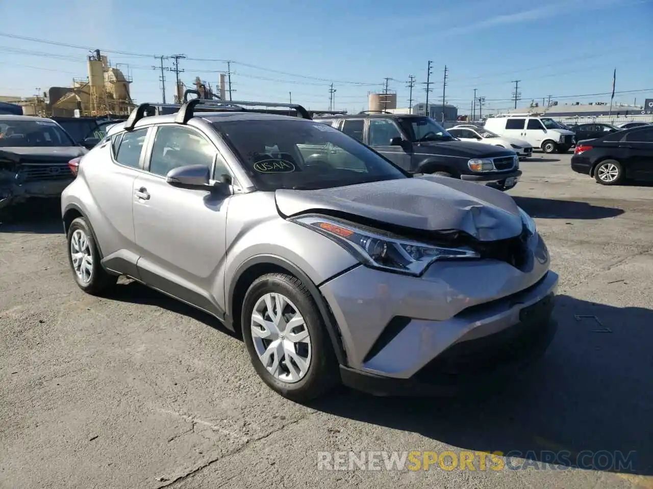 1 Photograph of a damaged car JTNKHMBXXK1039092 TOYOTA C-HR 2019