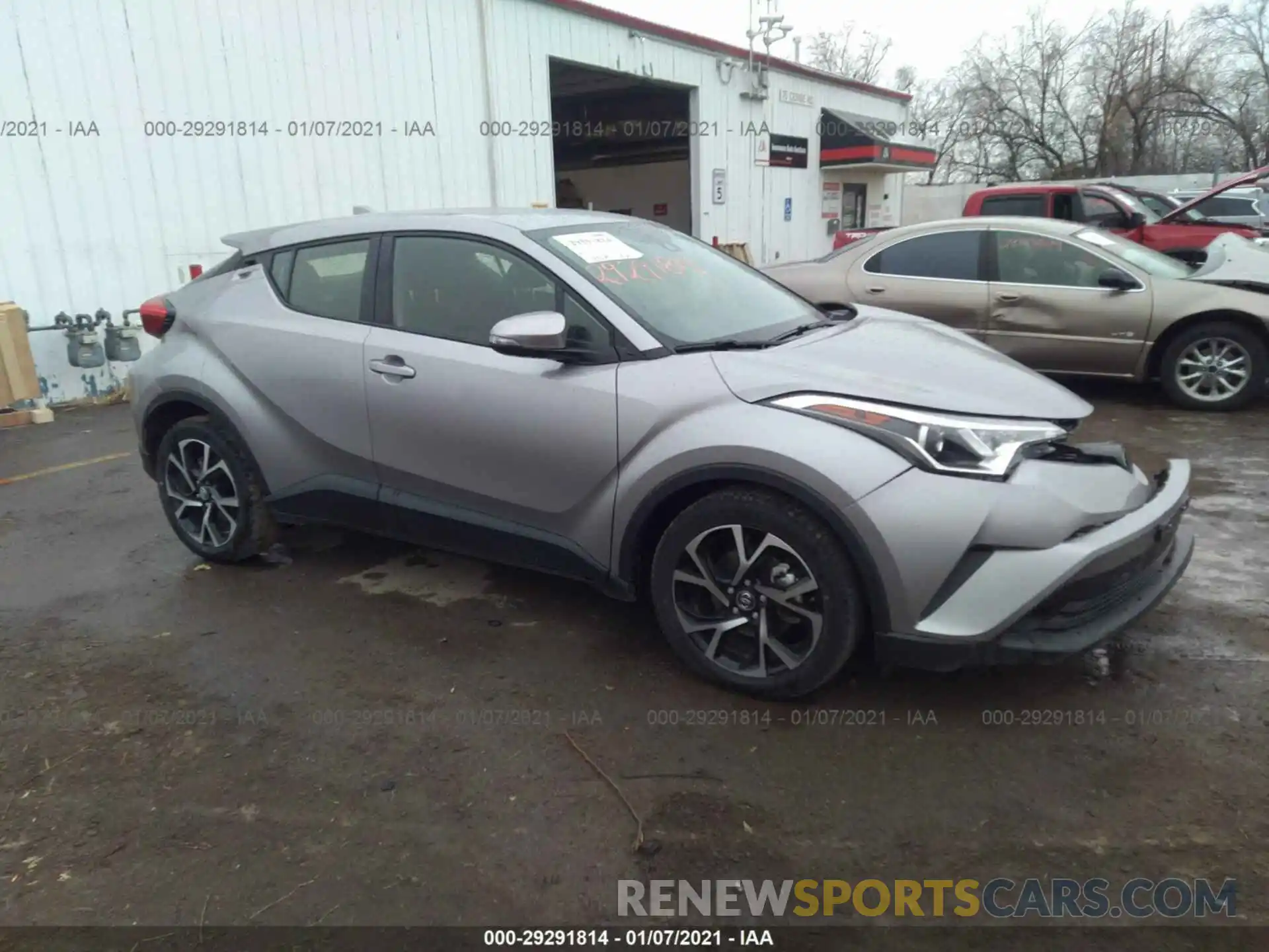 1 Photograph of a damaged car JTNKHMBXXK1039576 TOYOTA C-HR 2019