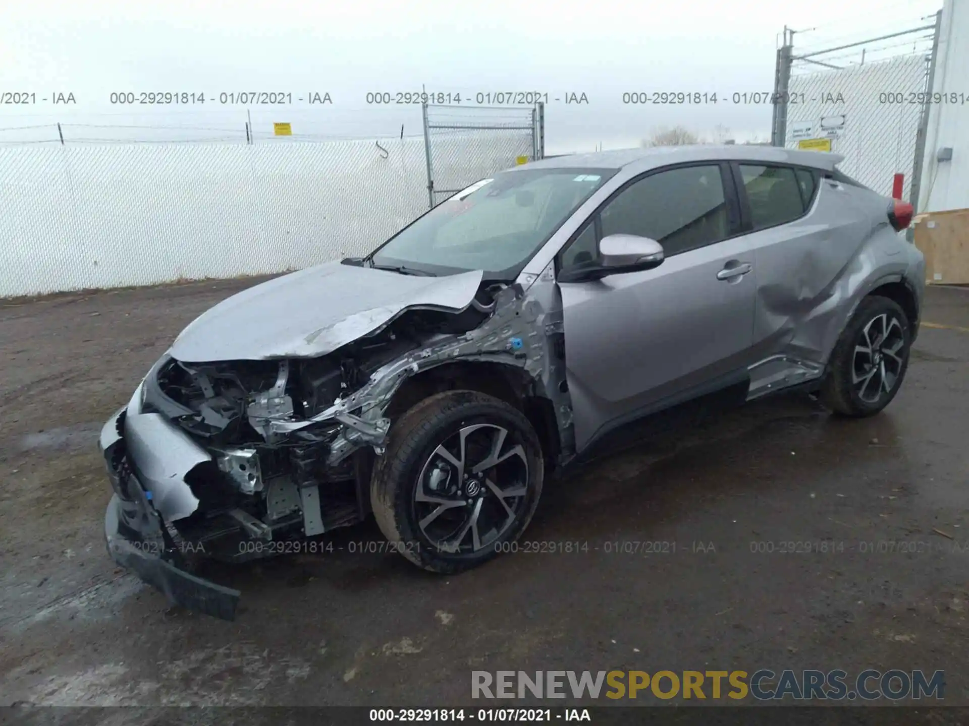 2 Photograph of a damaged car JTNKHMBXXK1039576 TOYOTA C-HR 2019