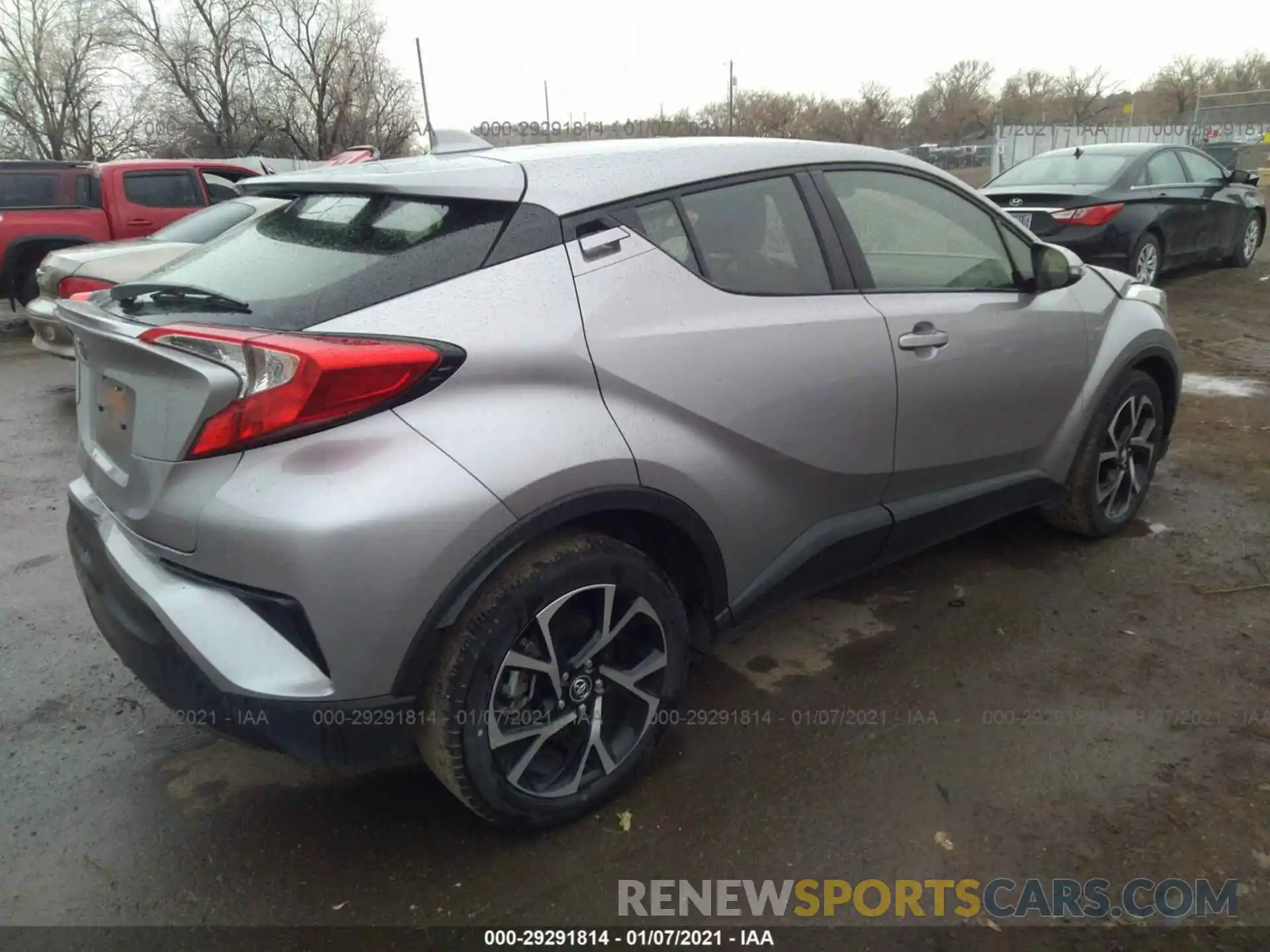 4 Фотография поврежденного автомобиля JTNKHMBXXK1039576 TOYOTA C-HR 2019