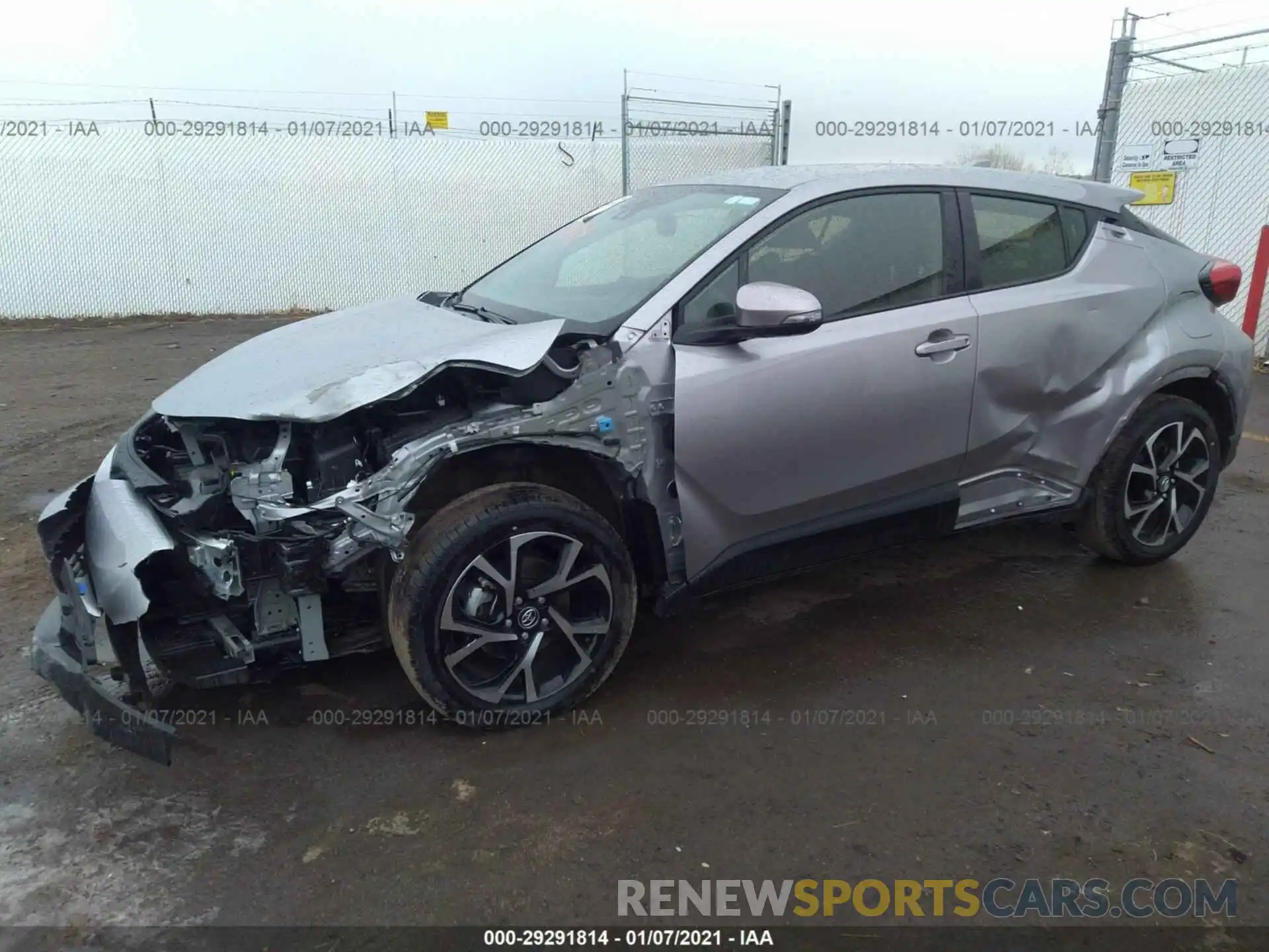 6 Photograph of a damaged car JTNKHMBXXK1039576 TOYOTA C-HR 2019