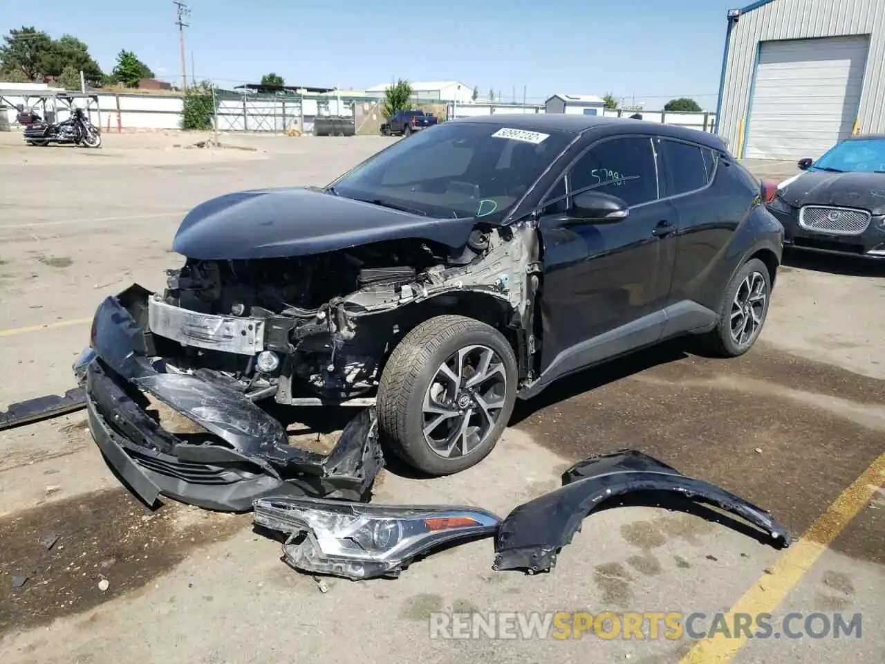 2 Photograph of a damaged car JTNKHMBXXK1040498 TOYOTA C-HR 2019