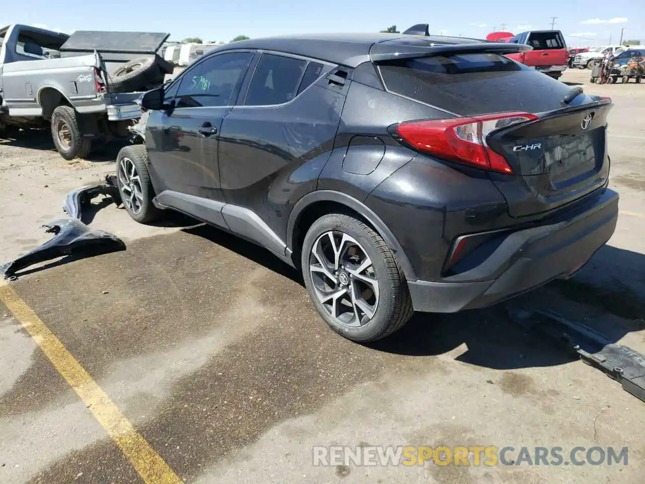 3 Photograph of a damaged car JTNKHMBXXK1040498 TOYOTA C-HR 2019