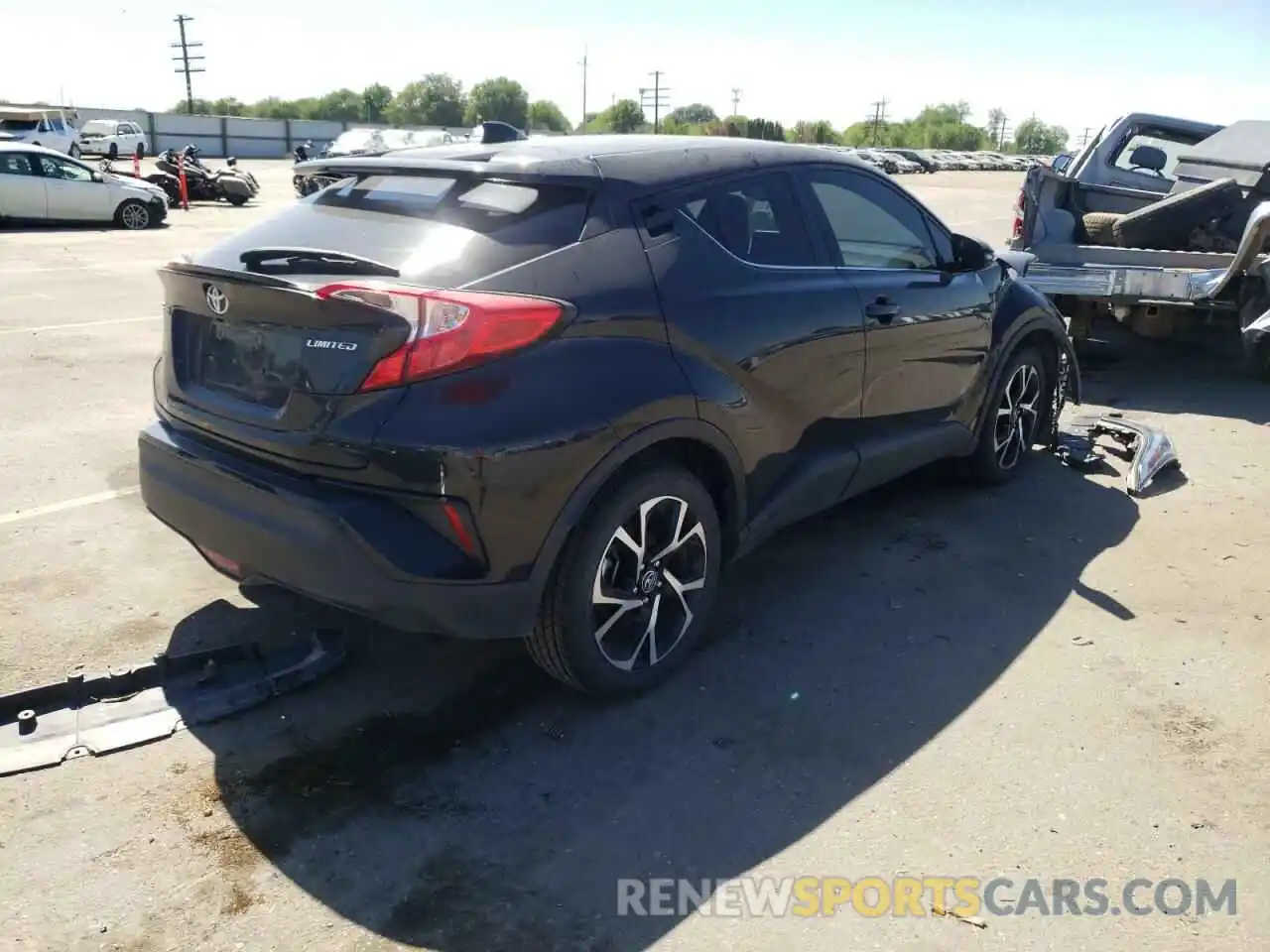 4 Photograph of a damaged car JTNKHMBXXK1040498 TOYOTA C-HR 2019