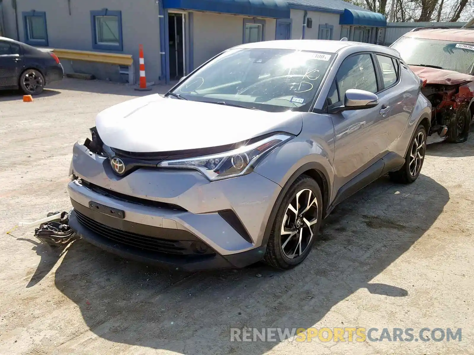 2 Фотография поврежденного автомобиля JTNKHMBXXK1041098 TOYOTA C-HR 2019