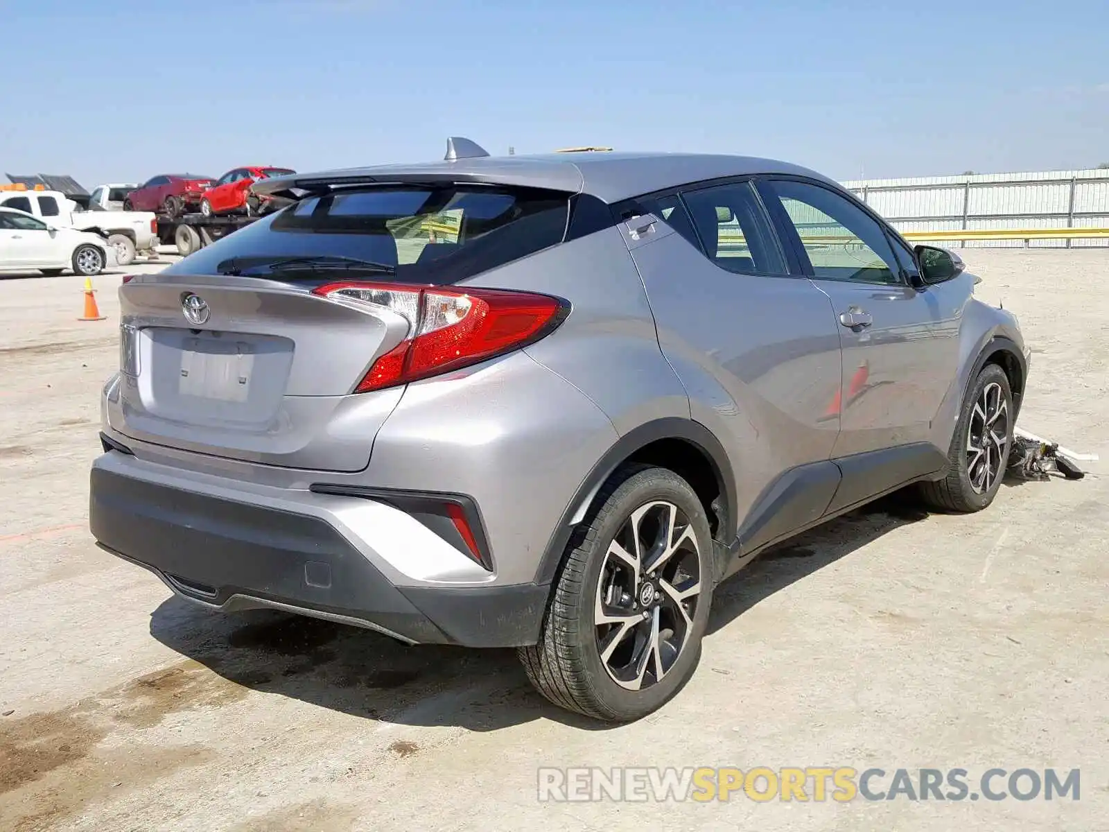 4 Photograph of a damaged car JTNKHMBXXK1041098 TOYOTA C-HR 2019