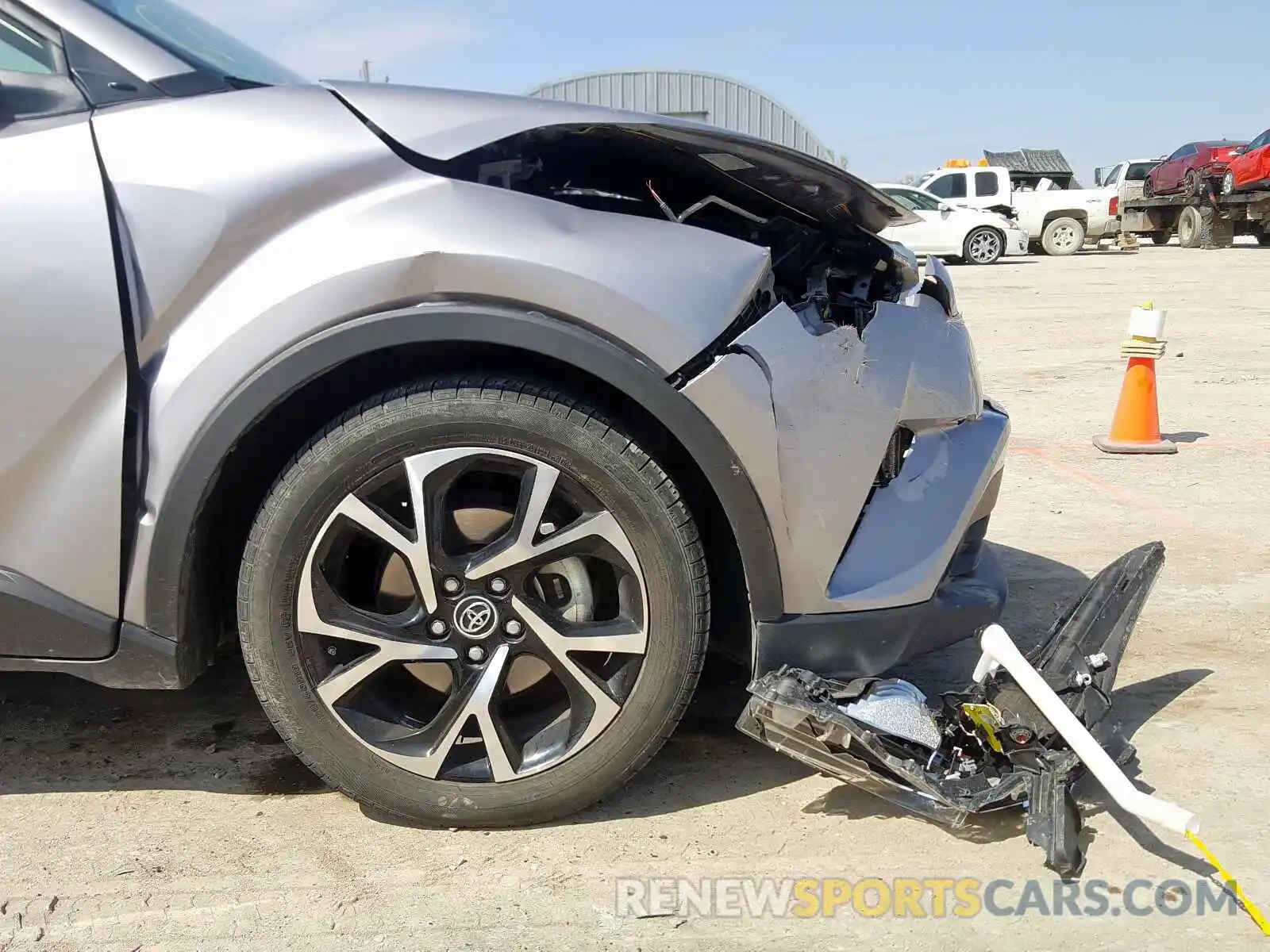 9 Photograph of a damaged car JTNKHMBXXK1041098 TOYOTA C-HR 2019