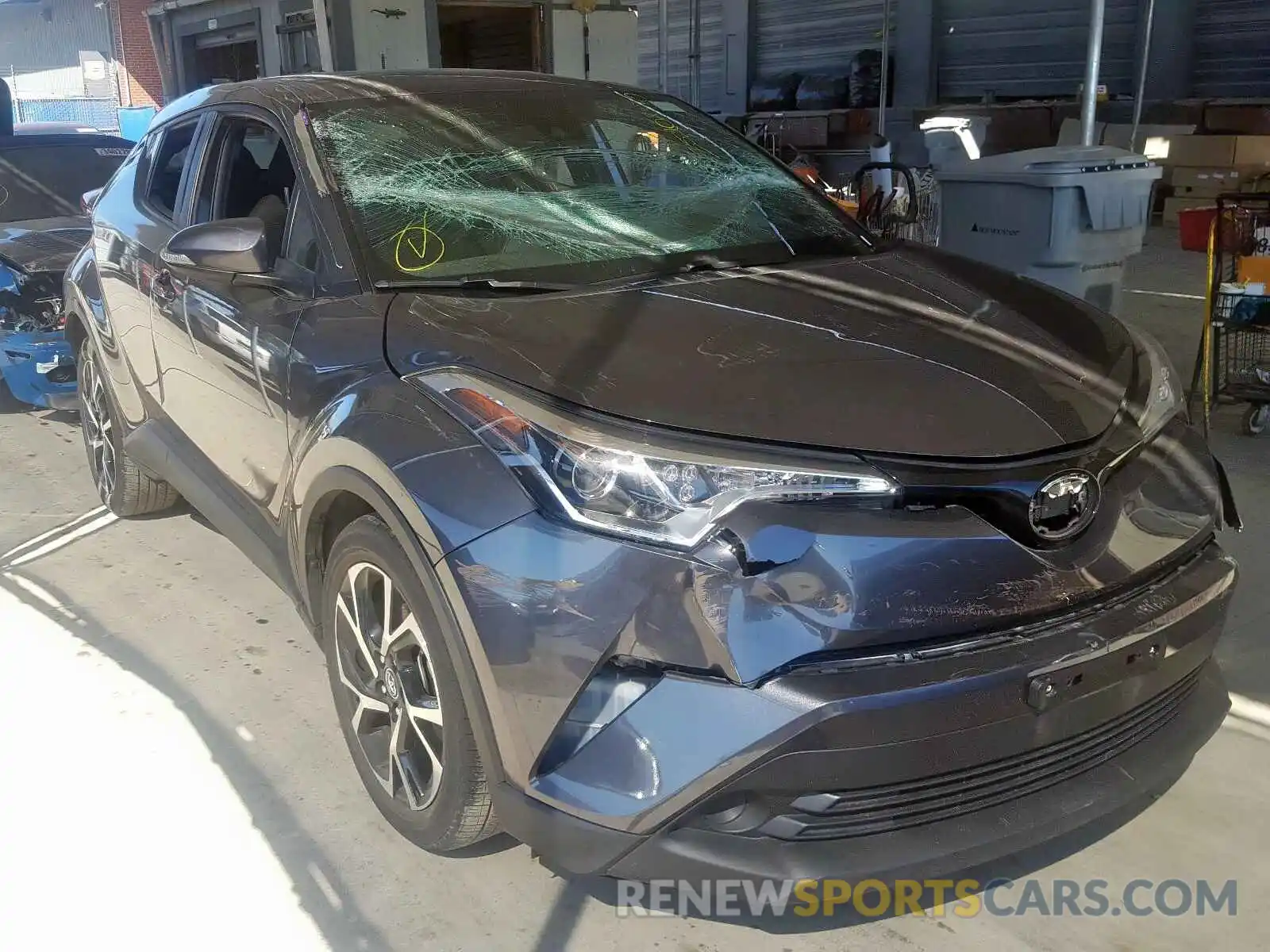 1 Photograph of a damaged car JTNKHMBXXK1041375 TOYOTA C-HR 2019