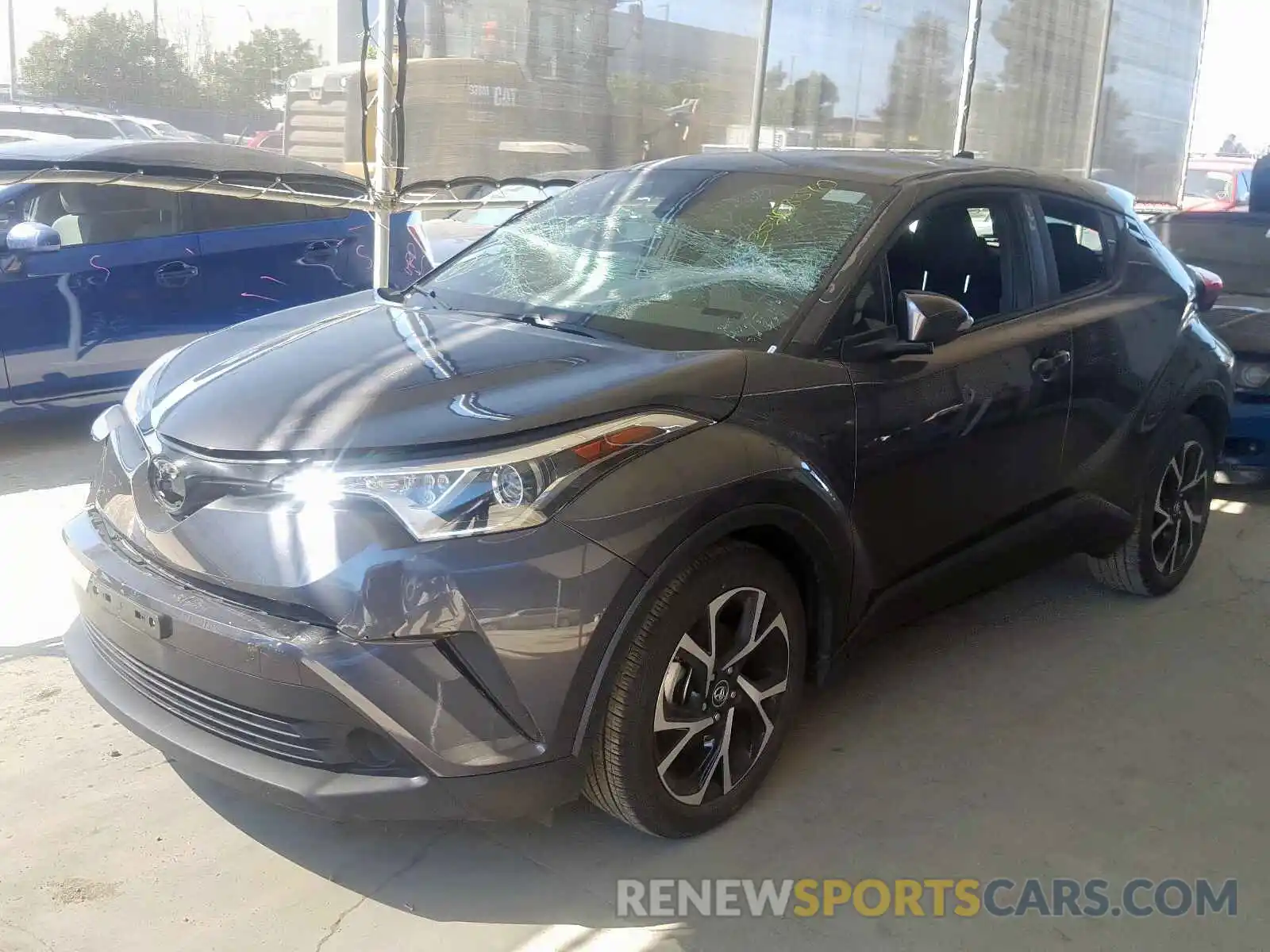 2 Photograph of a damaged car JTNKHMBXXK1041375 TOYOTA C-HR 2019