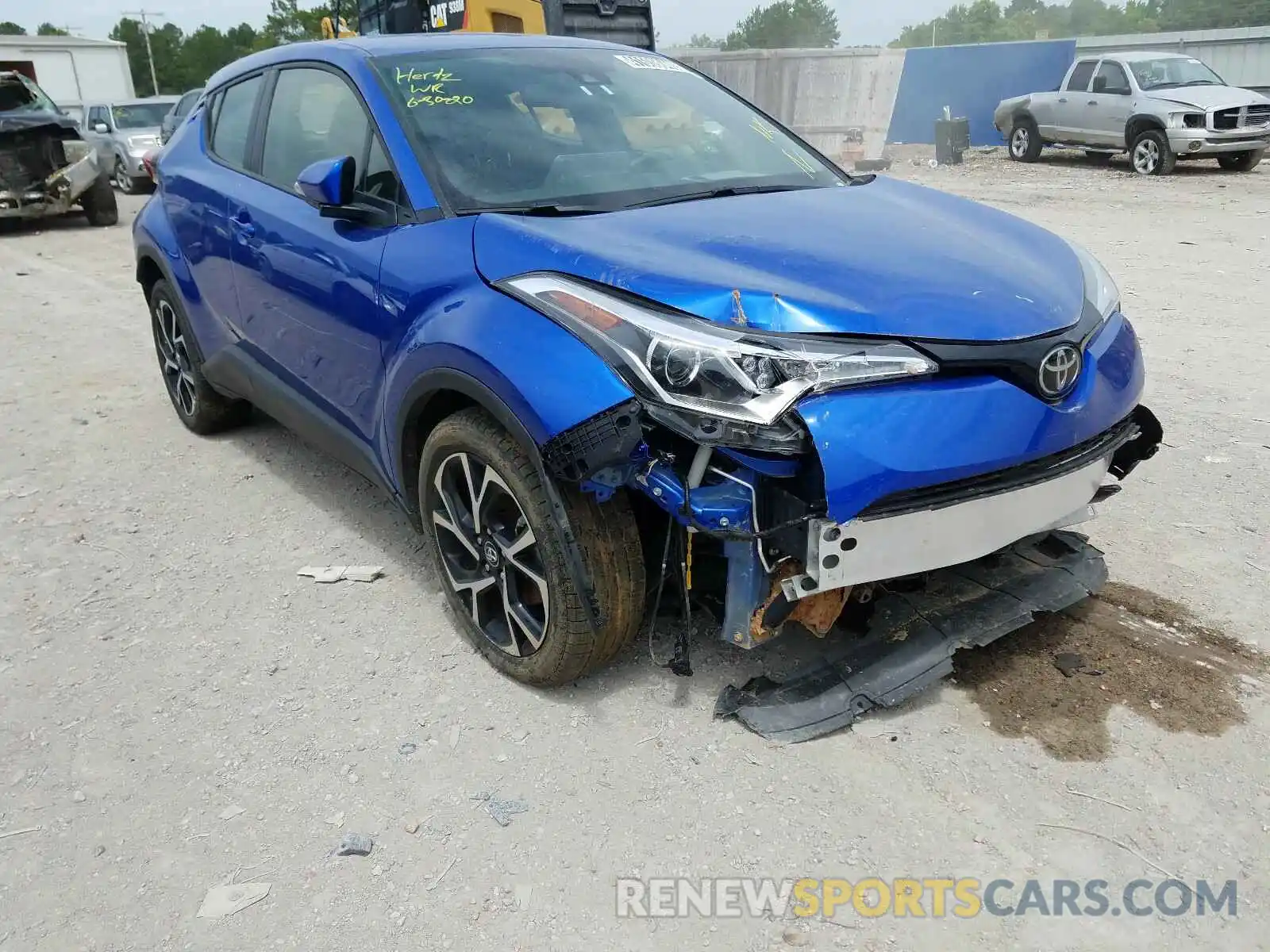 9 Фотография поврежденного автомобиля JTNKHMBXXK1042011 TOYOTA C-HR 2019