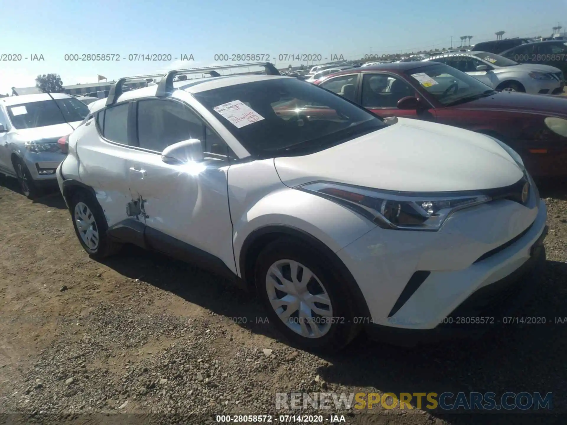 1 Photograph of a damaged car JTNKHMBXXK1043319 TOYOTA C-HR 2019