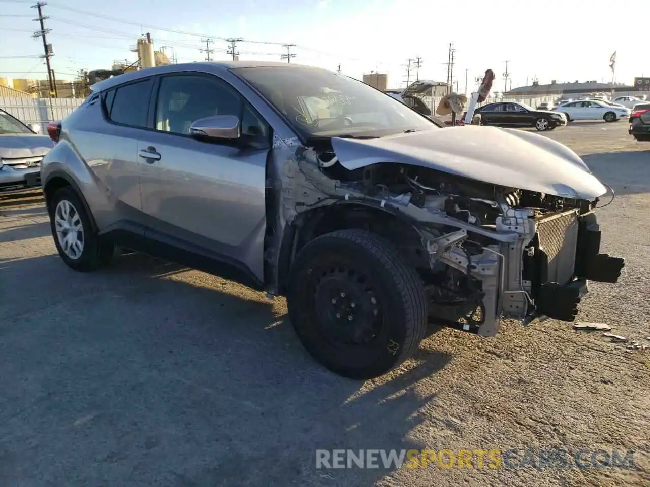 1 Photograph of a damaged car JTNKHMBXXK1043840 TOYOTA C-HR 2019